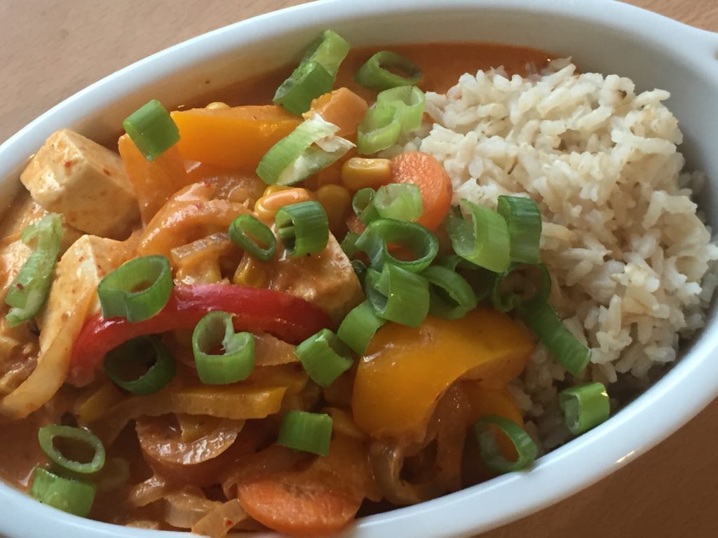 Rotes Thai Curry mit Vollkornreis - Silke Rosenbusch